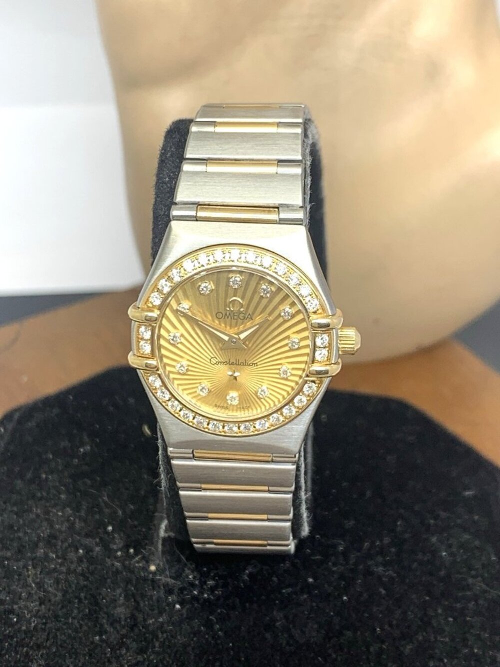 Omega Constellation Women's Watch 160 Years Anniversary Diamond 18K Gold & Steel